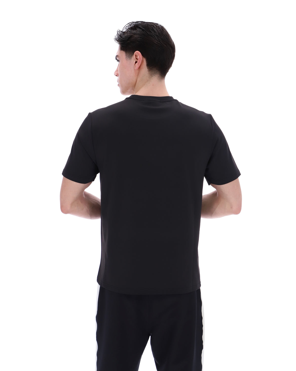 Black Lawrenze Fitness-Inspired T-Shirt - Black