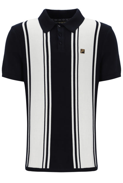 Black Buddy Bowling Style Knitted Polo - Black