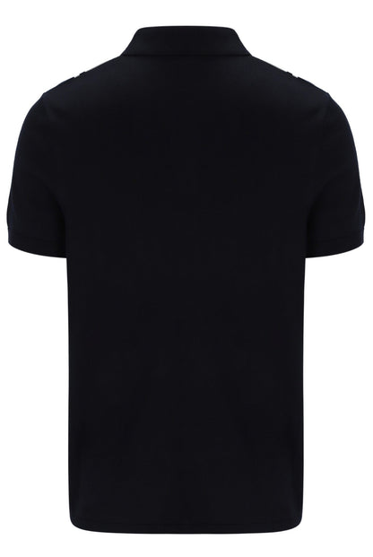 Black Buddy Bowling Style Knitted Polo - Black
