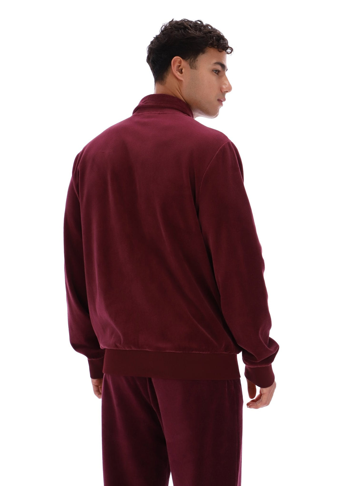 Fig Malakai Striped Track Top - Fig