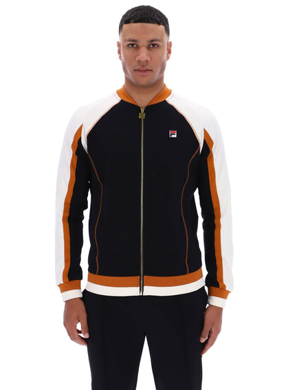 Black Eliot Track Top - Black