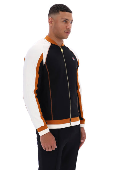 Black Eliot Track Top - Black