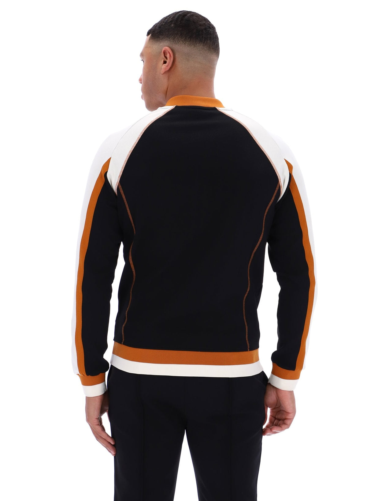 Black Eliot Track Top - Black