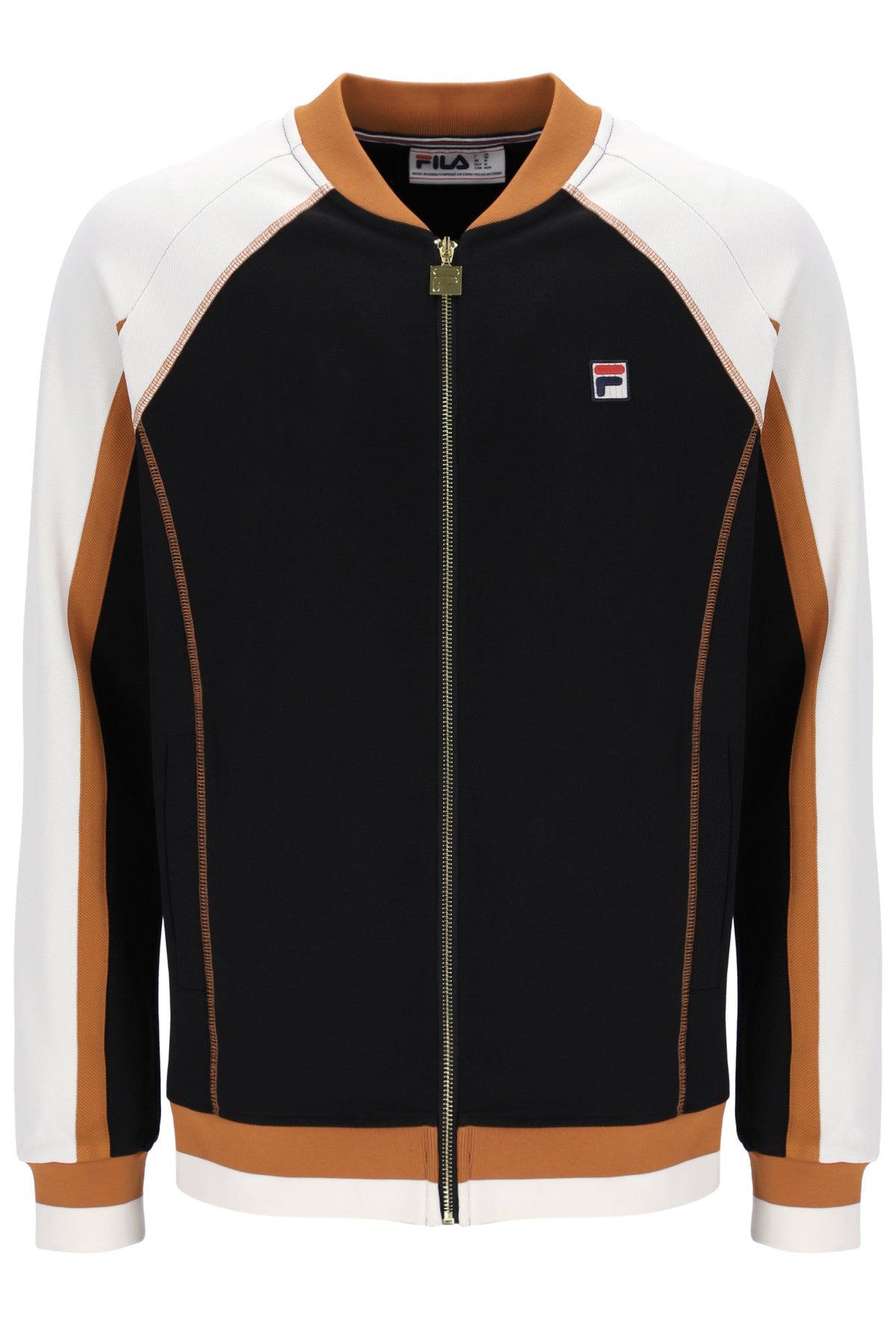 Black Eliot Track Top - Black