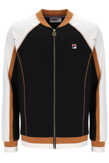 Black Eliot Track Top - Black