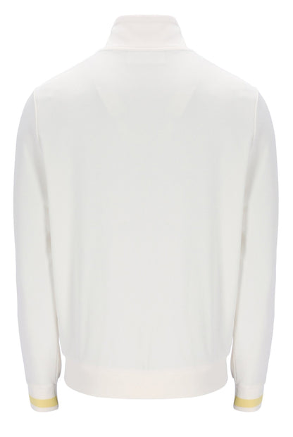 Gardenia Dante Printed Stripe Track Top - Gardenia
