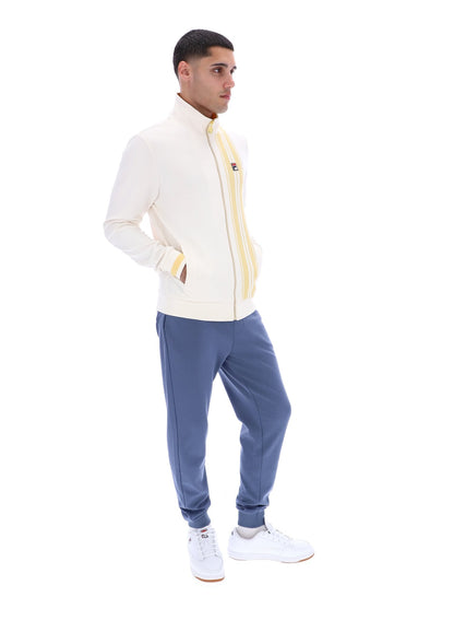 Gardenia Dante Printed Stripe Track Top - Gardenia