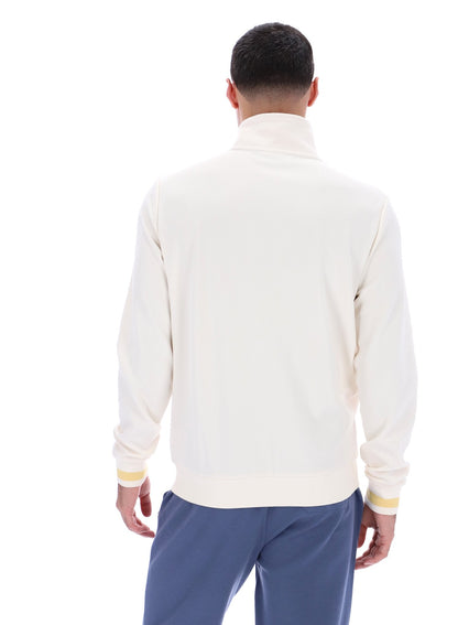 Gardenia Dante Printed Stripe Track Top - Gardenia