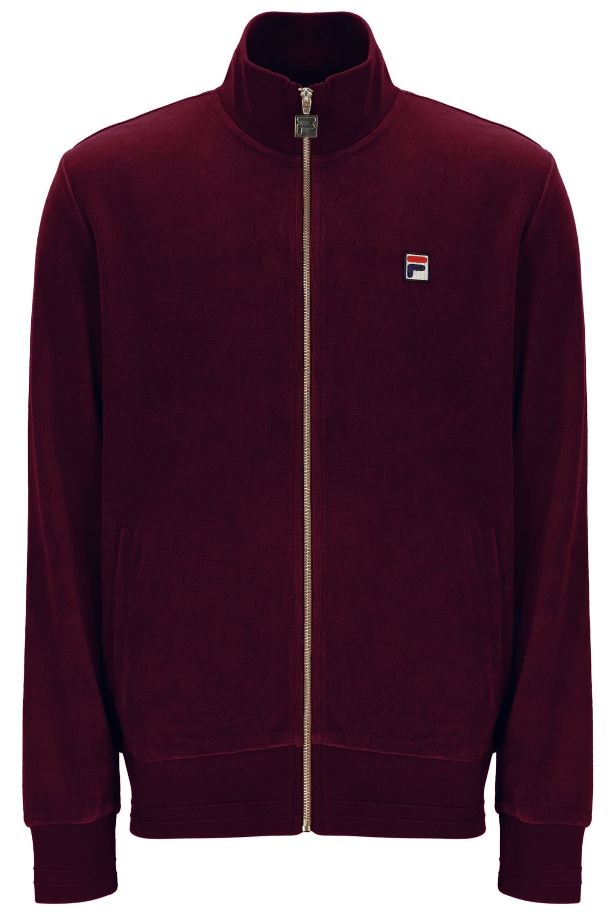 Fig Nero Velour Track Top - Fig