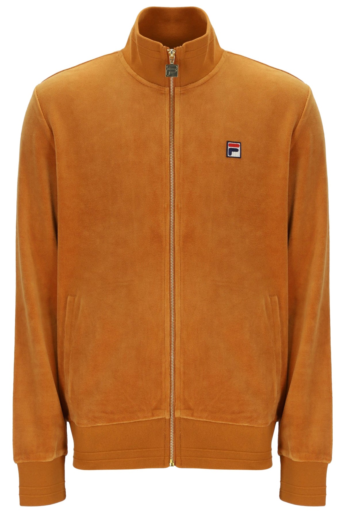 Pumpkin Spice Nero Velour Track Top - Pumpkin Spice
