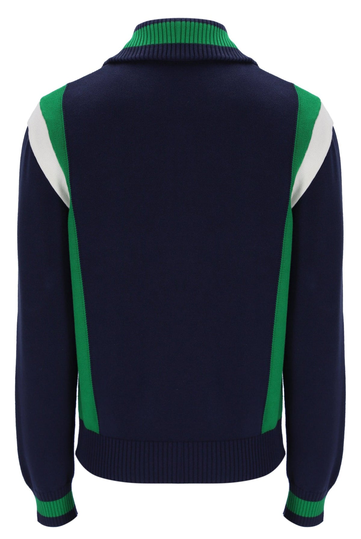 Fila Navy Cortez Colourblocked Knitted Track Top - Fila Navy