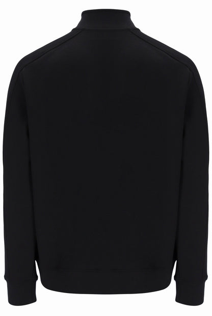 Black Davey Full Zip Track Top - Black