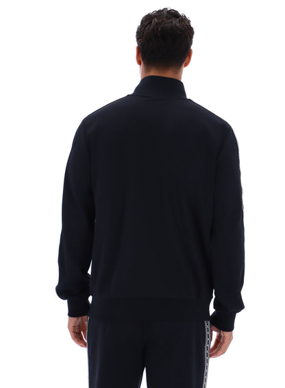 Black Roman Full Zip Jacket with Tape Detail - Black