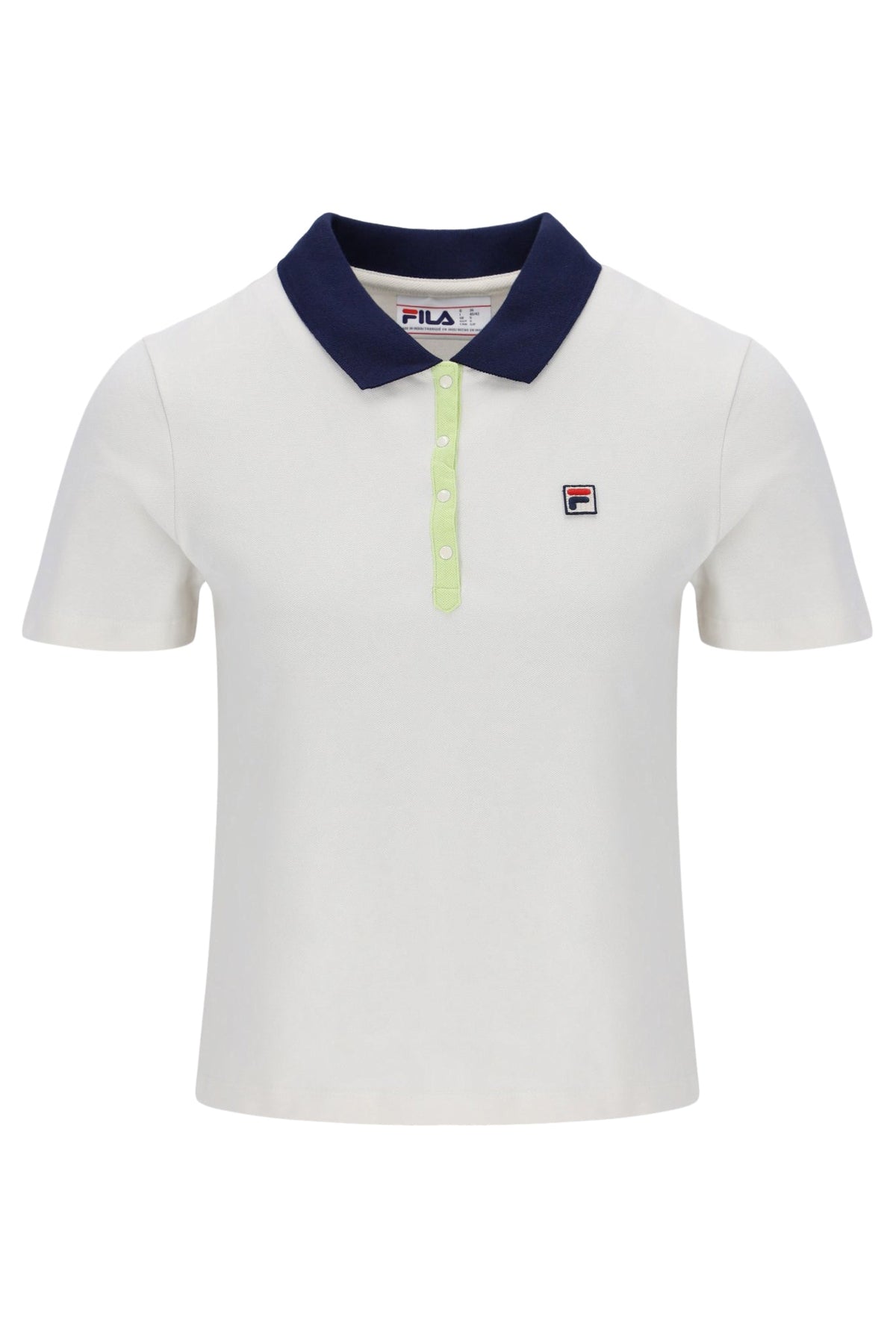 Gardenia Juno Fitted Iconic Polo - Gardenia