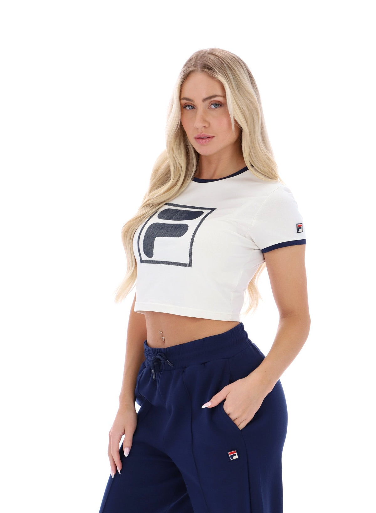 Gardenia Jeno Cap Sleeve Crop Top - Gardenia