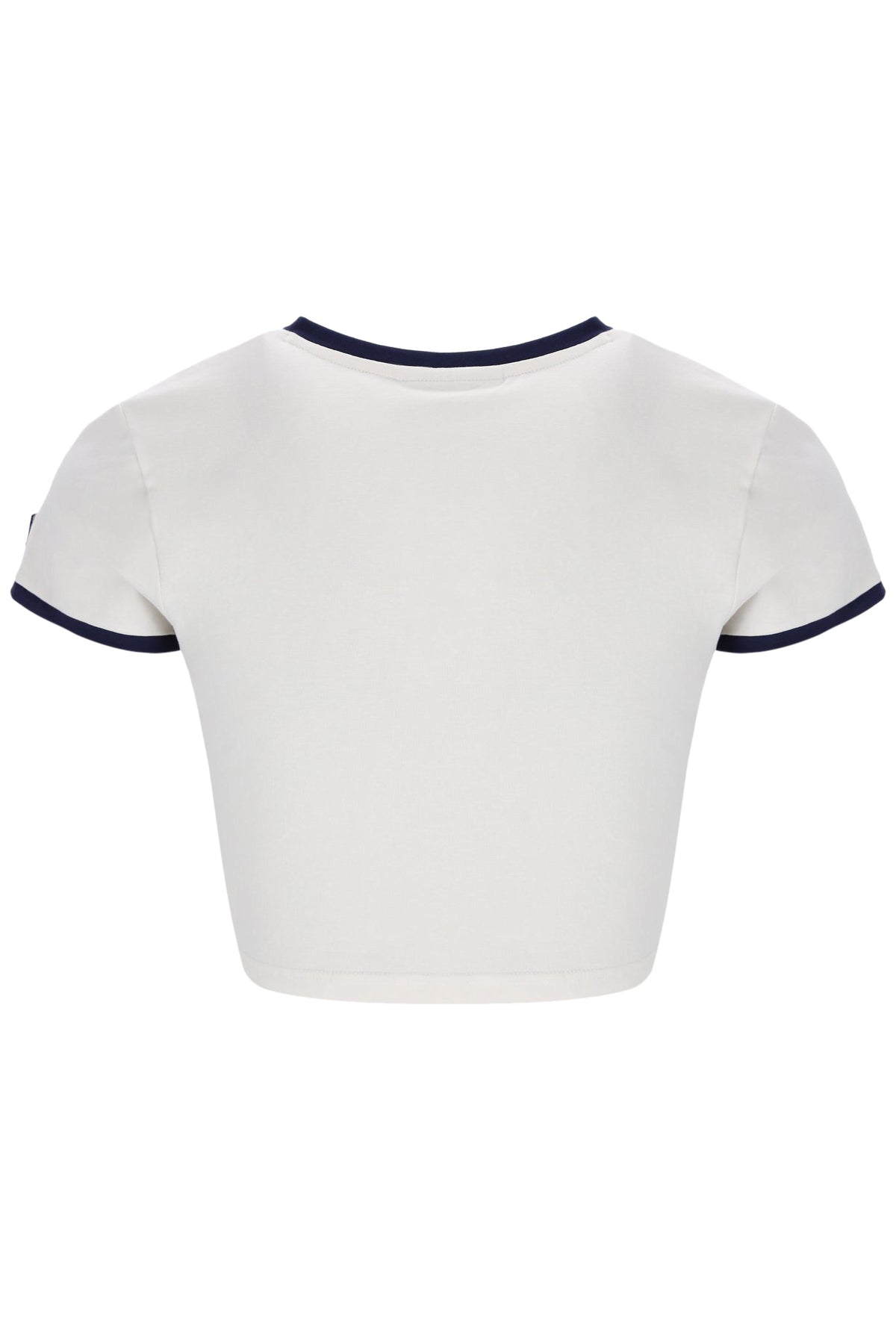 Gardenia Jeno Cap Sleeve Crop Top - Gardenia