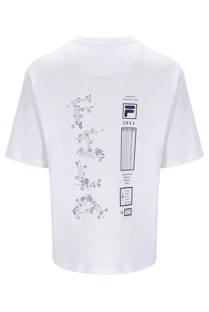 White Casa Golf Map T-Shirt - White