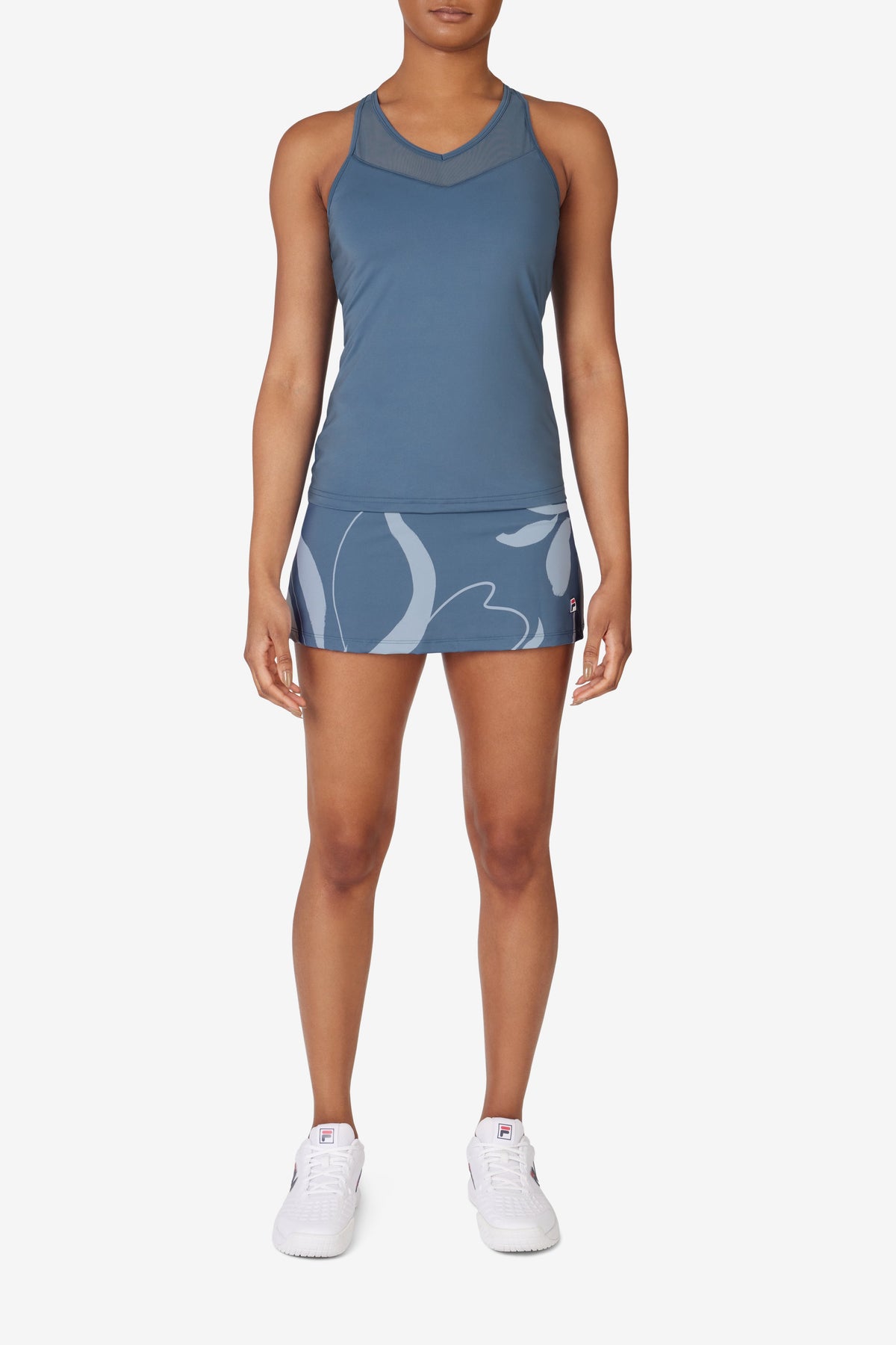 Blue Tennis Essential Racerback Top - Blue
