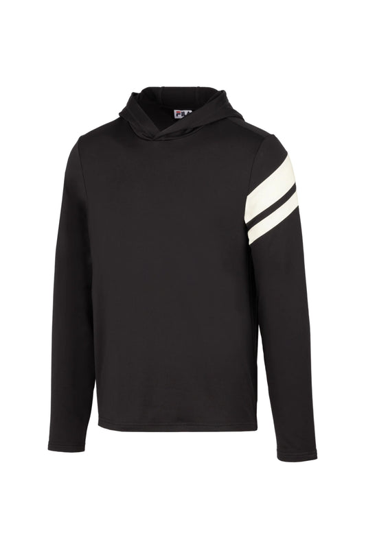 Black Jayce Longsleeve Tennis Top - Black