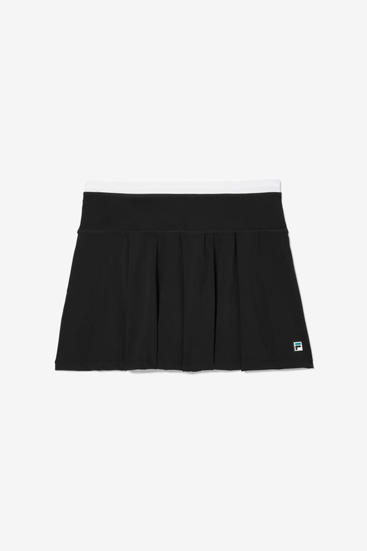 Black Pro Tennis Pleated Skort - Black