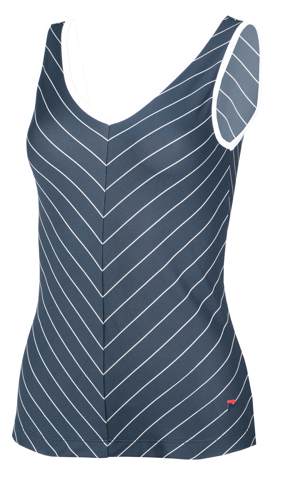 Blue Caroline Tennis Tank Top - Blue