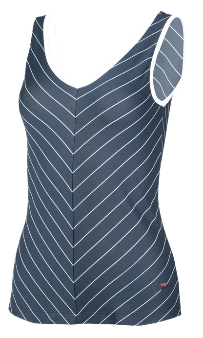 Blue Caroline Tennis Tank Top - Blue