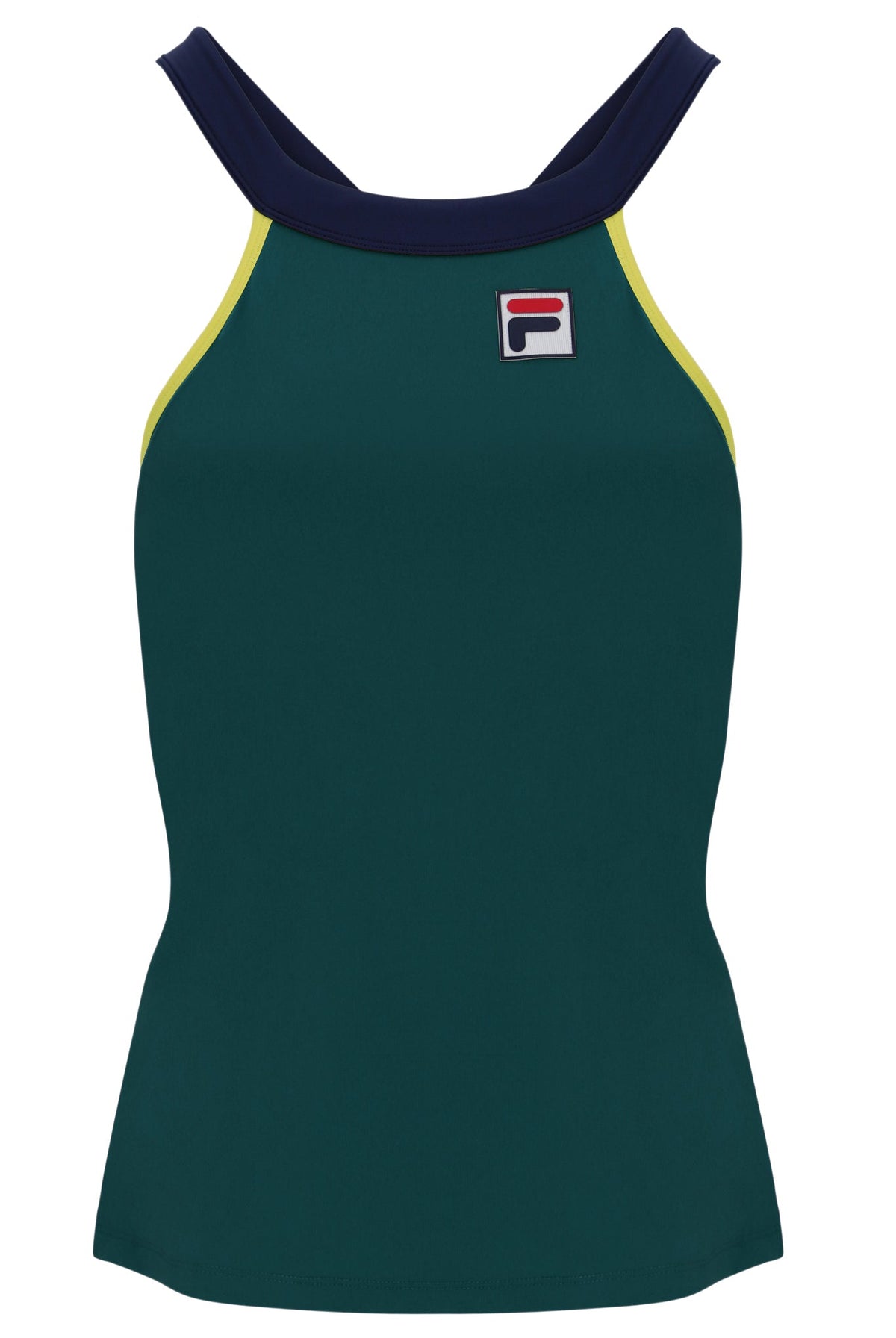 Deep Teal Heritage Halter Tank Top - Deep Teal