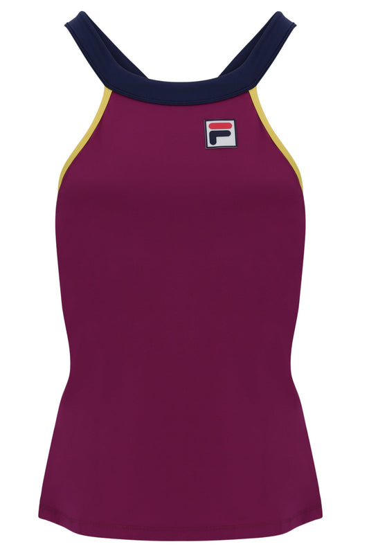 Magenta Purple Heritage Halter Tank Top - Magenta Purple