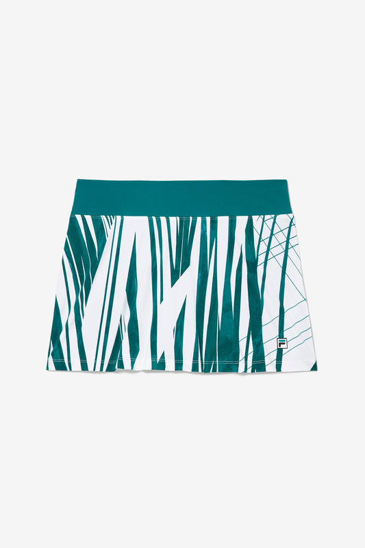 Shattered Deep Lake Pro Tennis A-Line Skort - Deep Lake