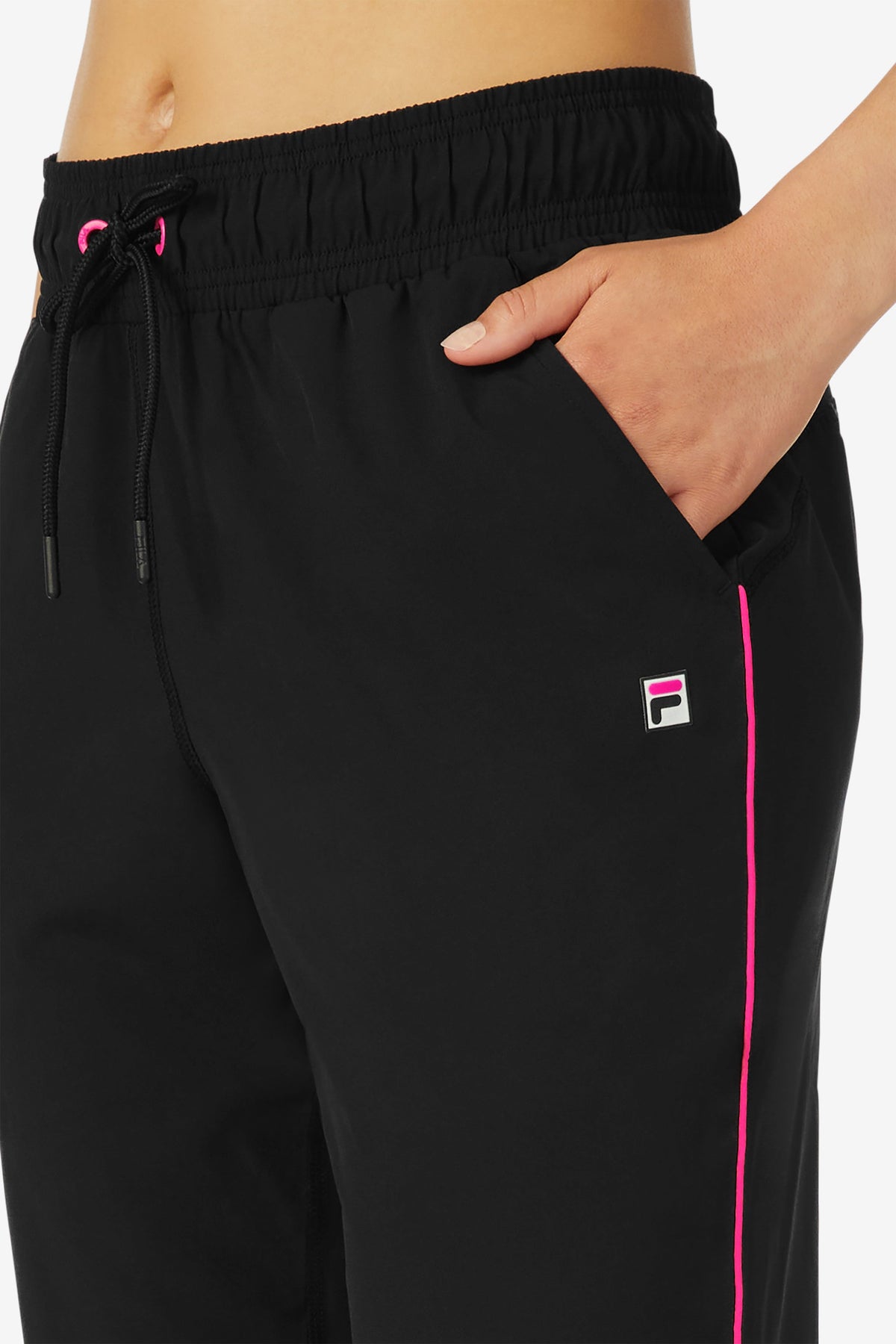Black Tennis BNP Woven Track Pant - Black