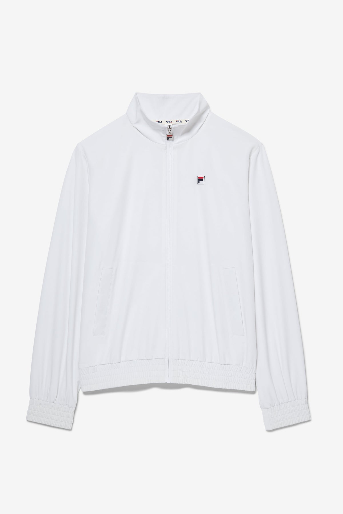 White Tennis Advantage Track Top - White