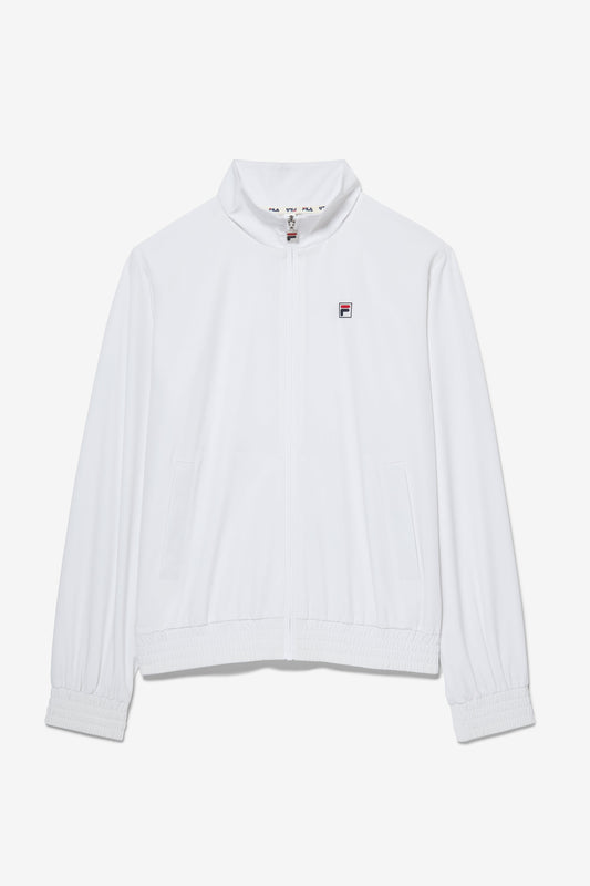 White Tennis Advantage Track Top - White
