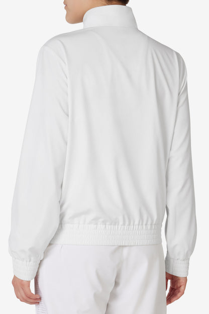 White Tennis Advantage Track Top - White