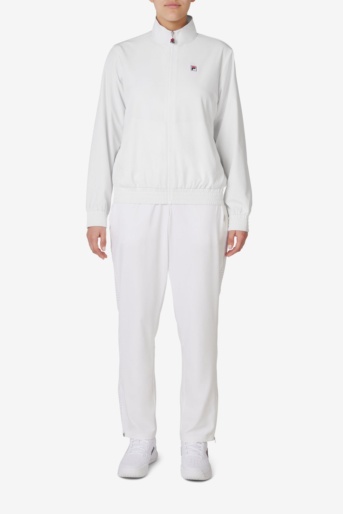 White Tennis Advantage Track Top - White