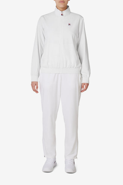 White Tennis Advantage Track Top - White