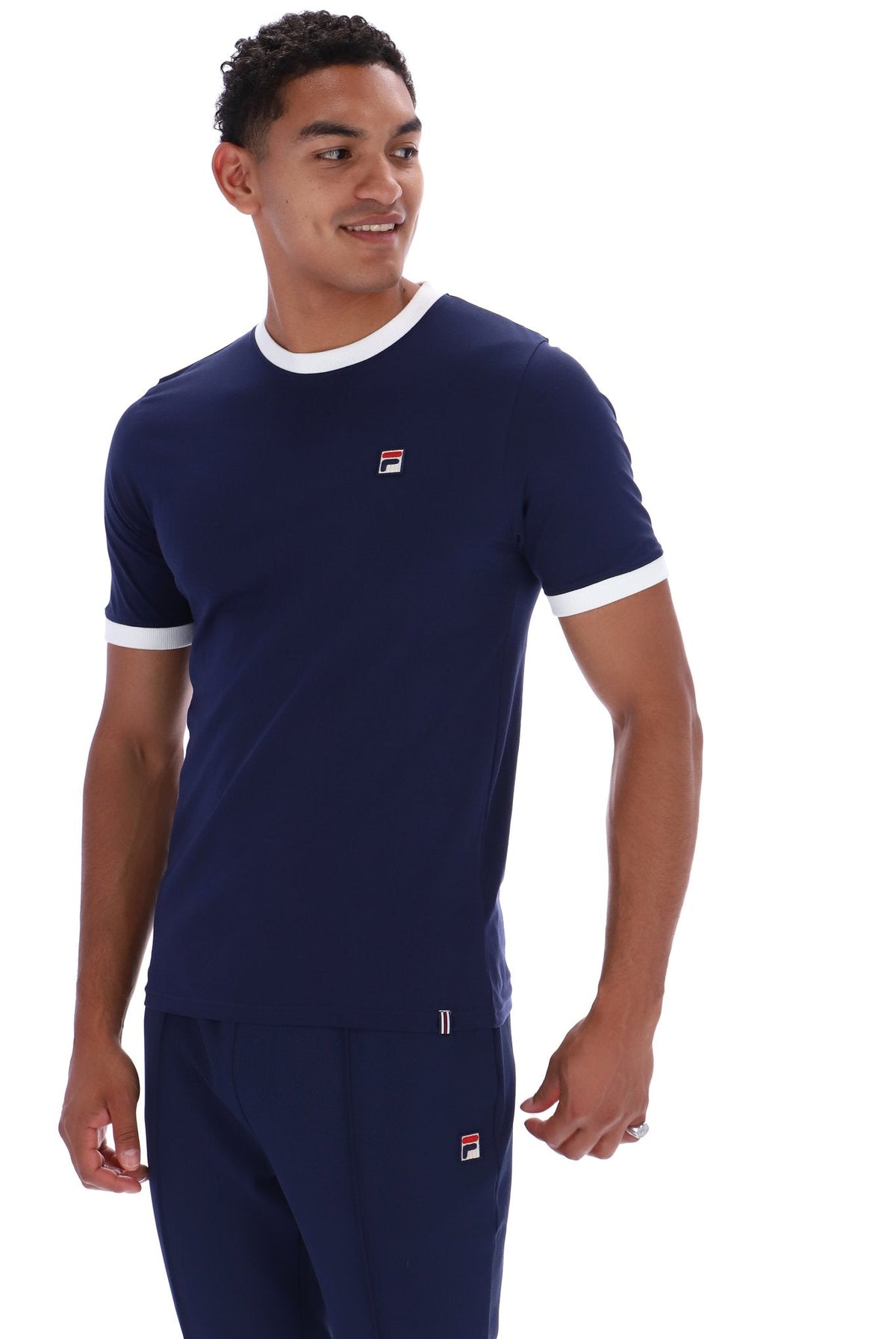 Marconi Essential Ringer T-Shirt - Bold Navy