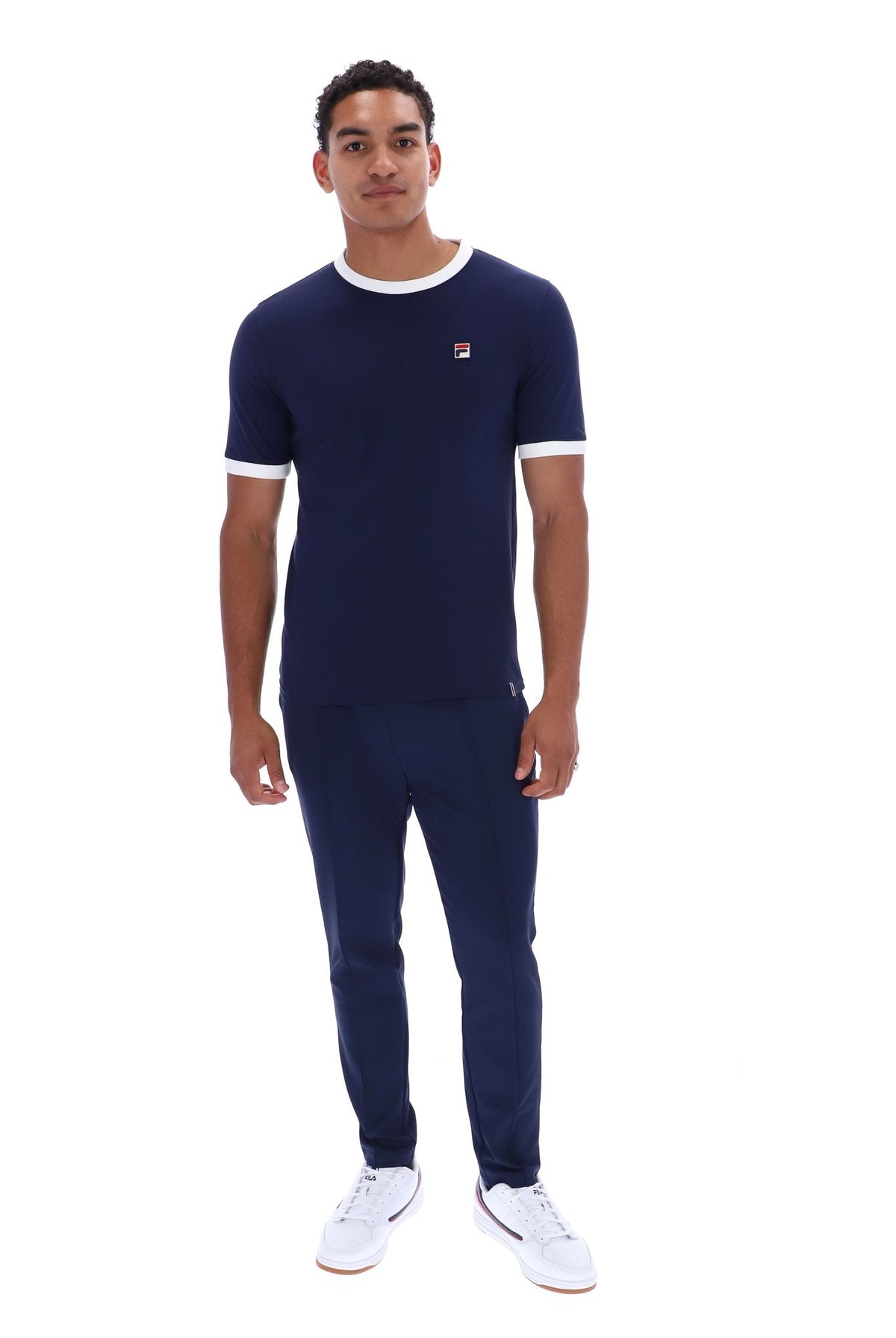 Marconi Essential Ringer T-Shirt - Bold Navy