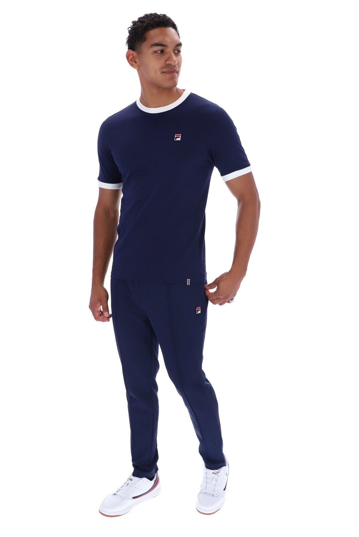 Marconi Essential Ringer T-Shirt - Bold Navy