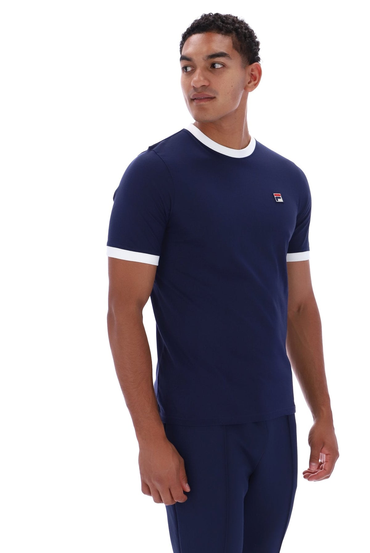 Marconi Essential Ringer T-Shirt - Bold Navy