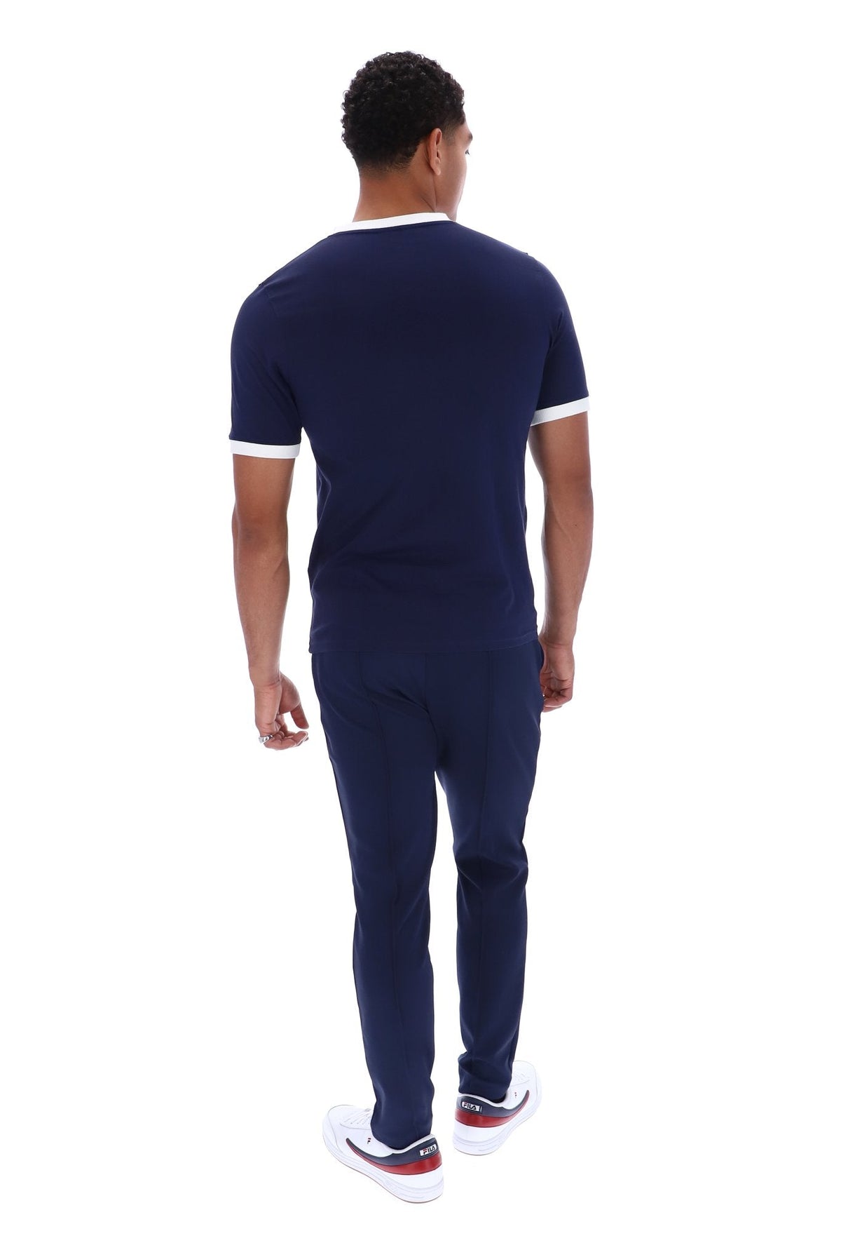 Marconi Essential Ringer T-Shirt - Bold Navy