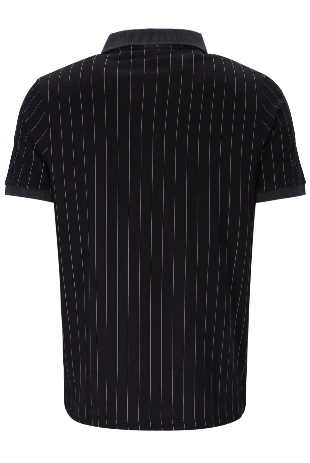 Black BB1 Classic Vintage Striped Polo - Black