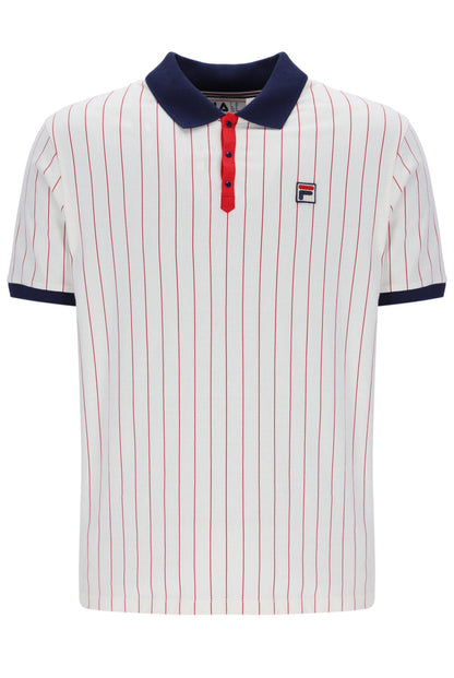 Gardenia BB1 Classic Vintage Striped Polo - Gardenia
