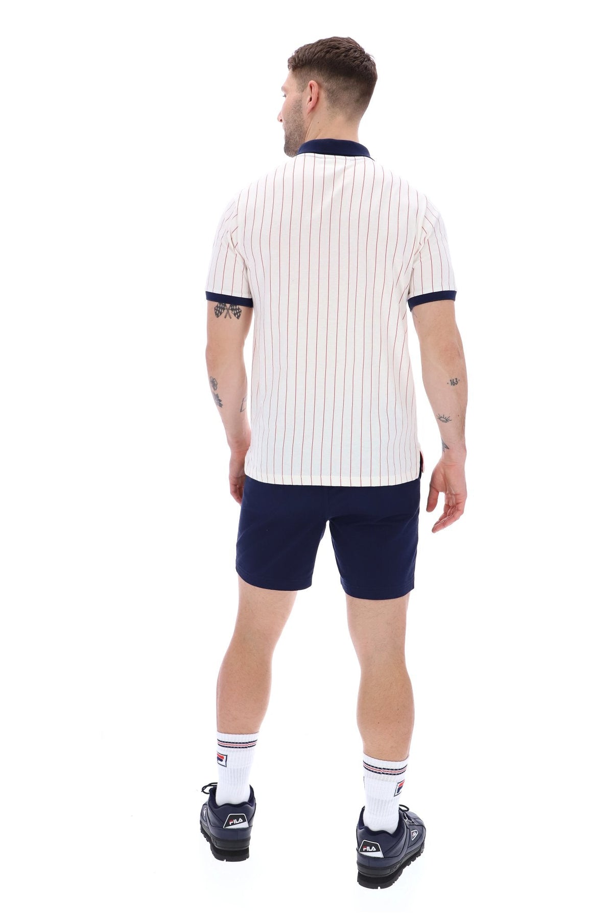 Gardenia BB1 Classic Vintage Striped Polo - Gardenia
