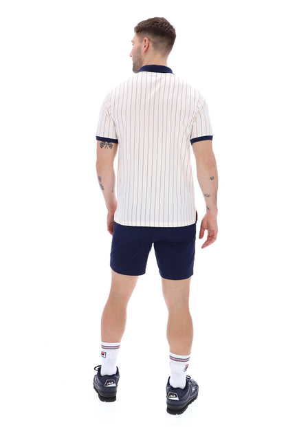Gardenia BB1 Classic Vintage Striped Polo - Gardenia