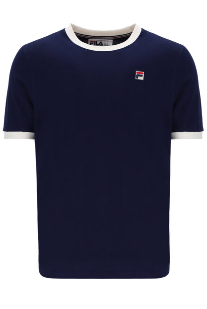 Fila Navy Marconi Essential Ringer T-Shirt - Fila Navy