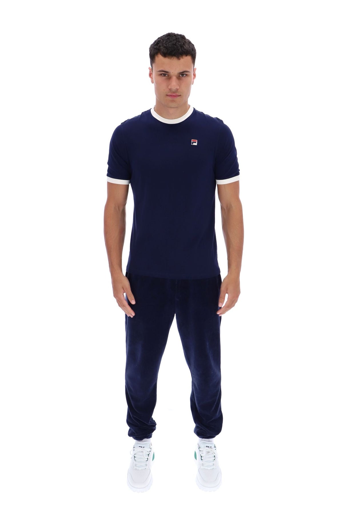 Fila Navy Marconi Essential Ringer T-Shirt - Fila Navy