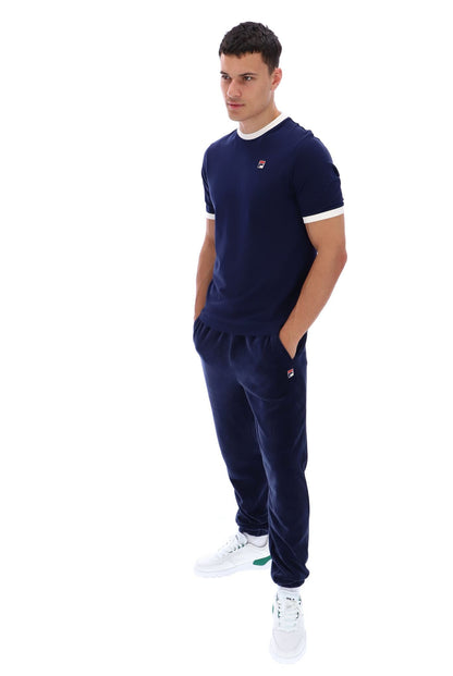 Fila Navy Marconi Essential Ringer T-Shirt - Fila Navy