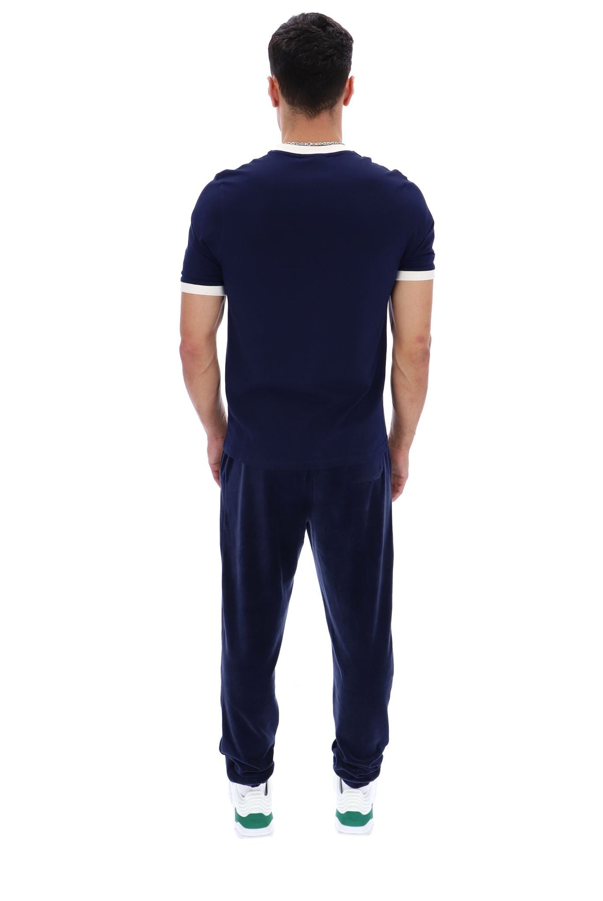 Fila Navy Marconi Essential Ringer T-Shirt - Fila Navy