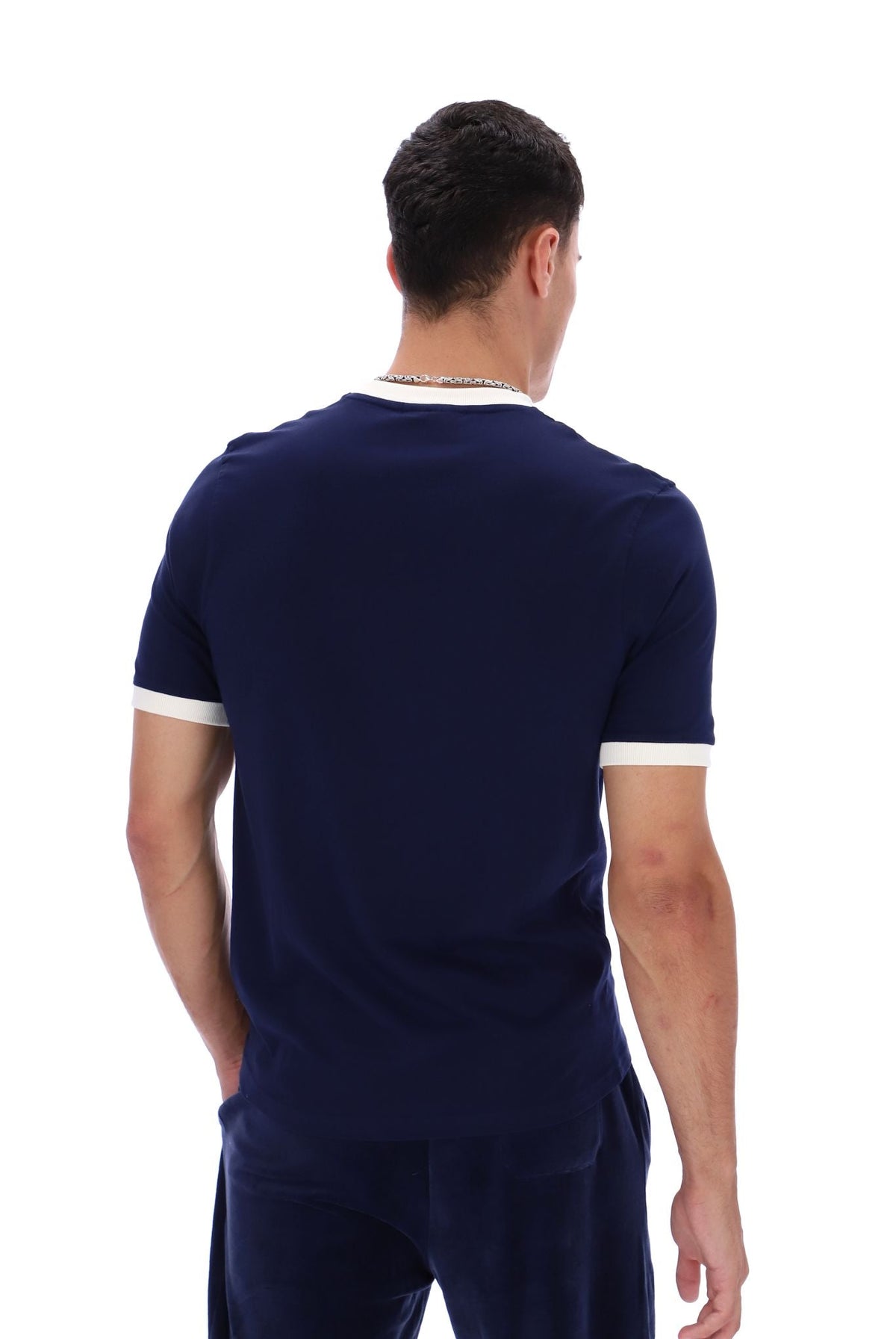 Fila Navy Marconi Essential Ringer T-Shirt - Fila Navy