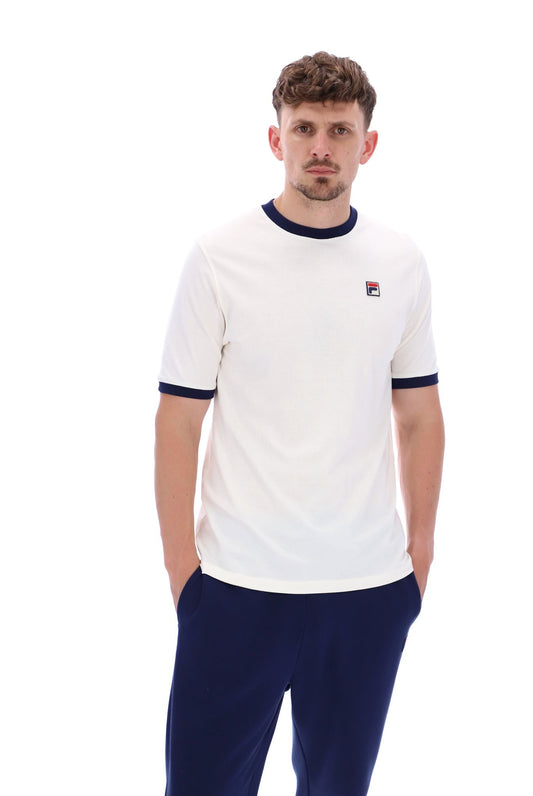 Gardenia Marconi Essential Ringer T-Shirt - Gardenia